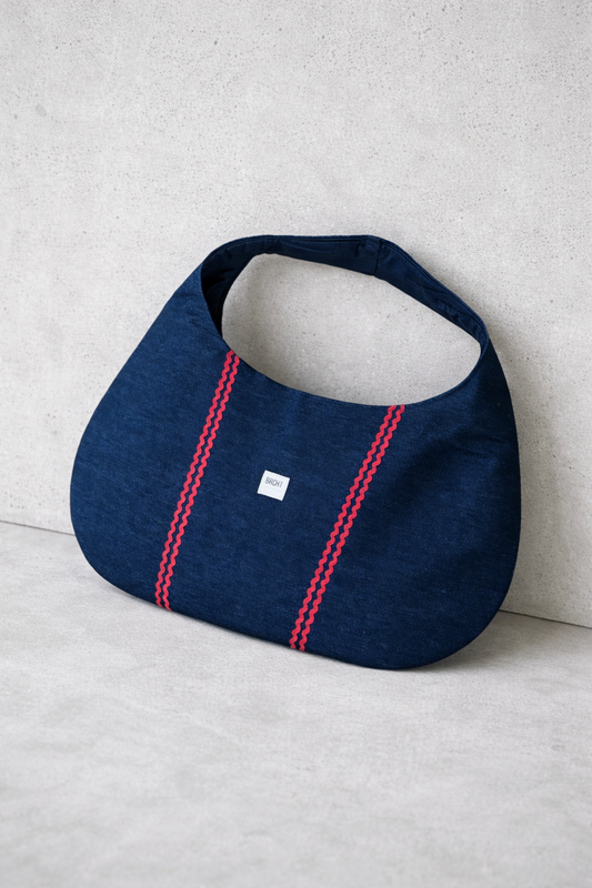 Sac maxi hobo bag en jean