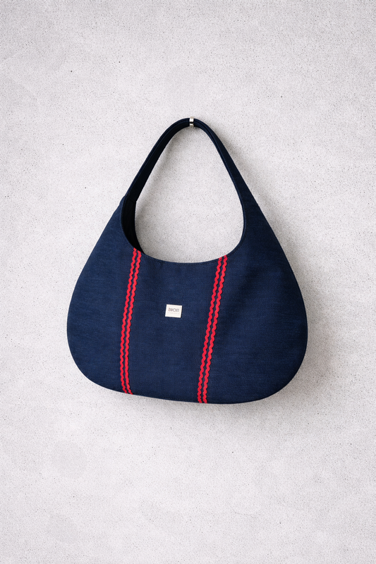 Sac maxi hobo bag en jean